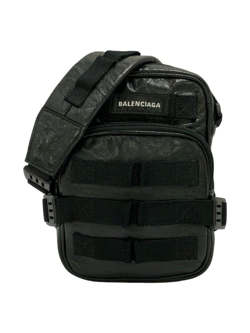 Balenciaga Shoulder Bag Army Crossbody Black Leather